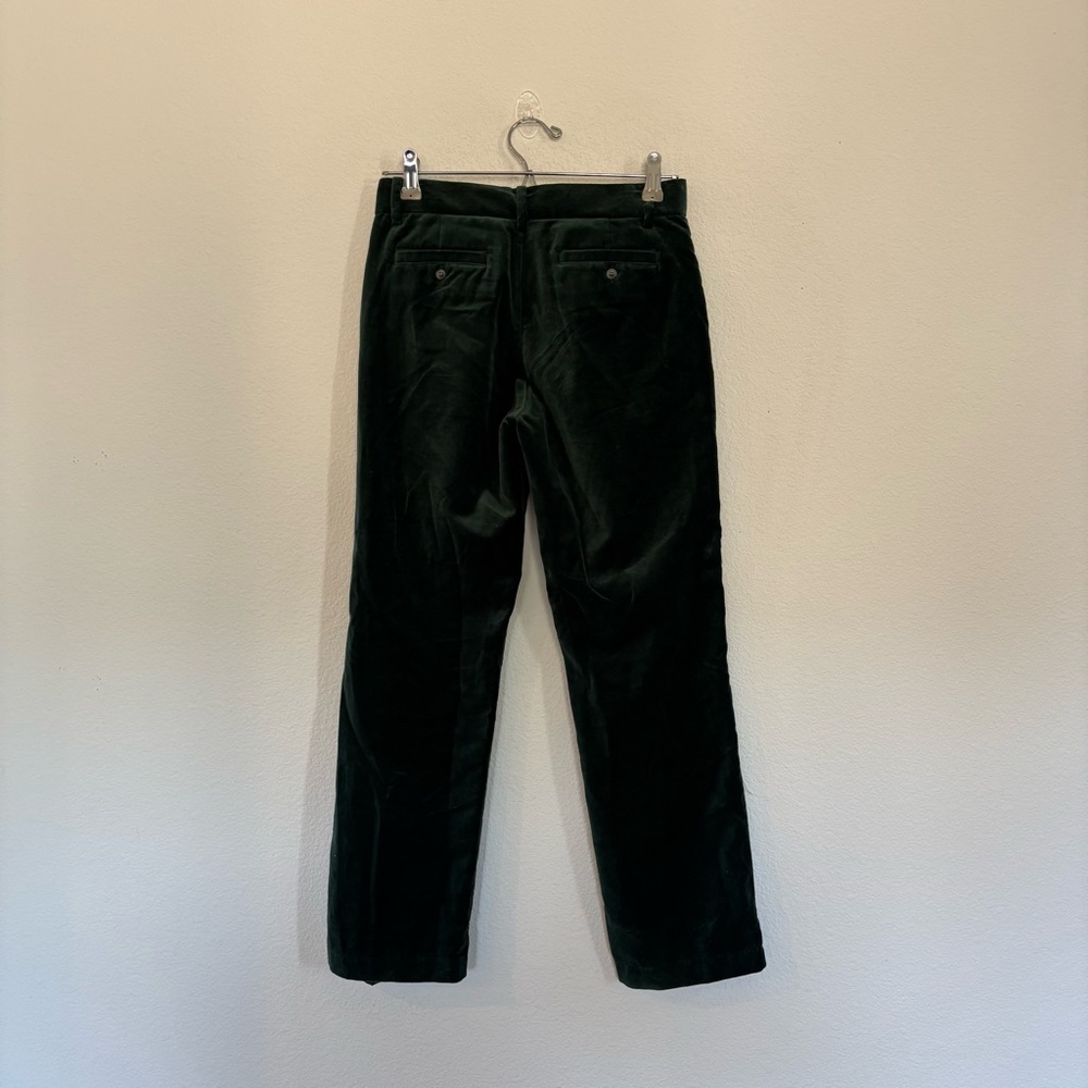 Janie and Jack The Velvet Pant Green Size 12 - Picture 4 of 6
